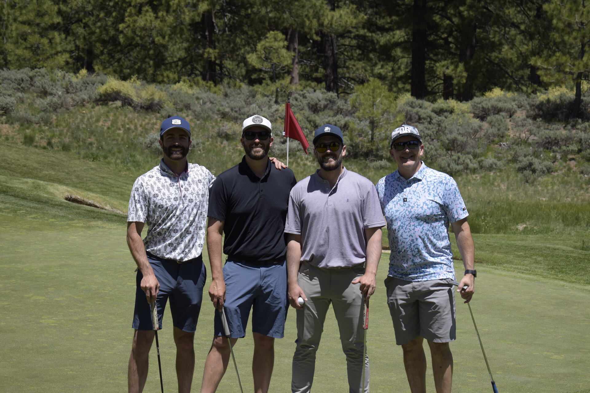 NVforHD 2024 tournament players on fairway