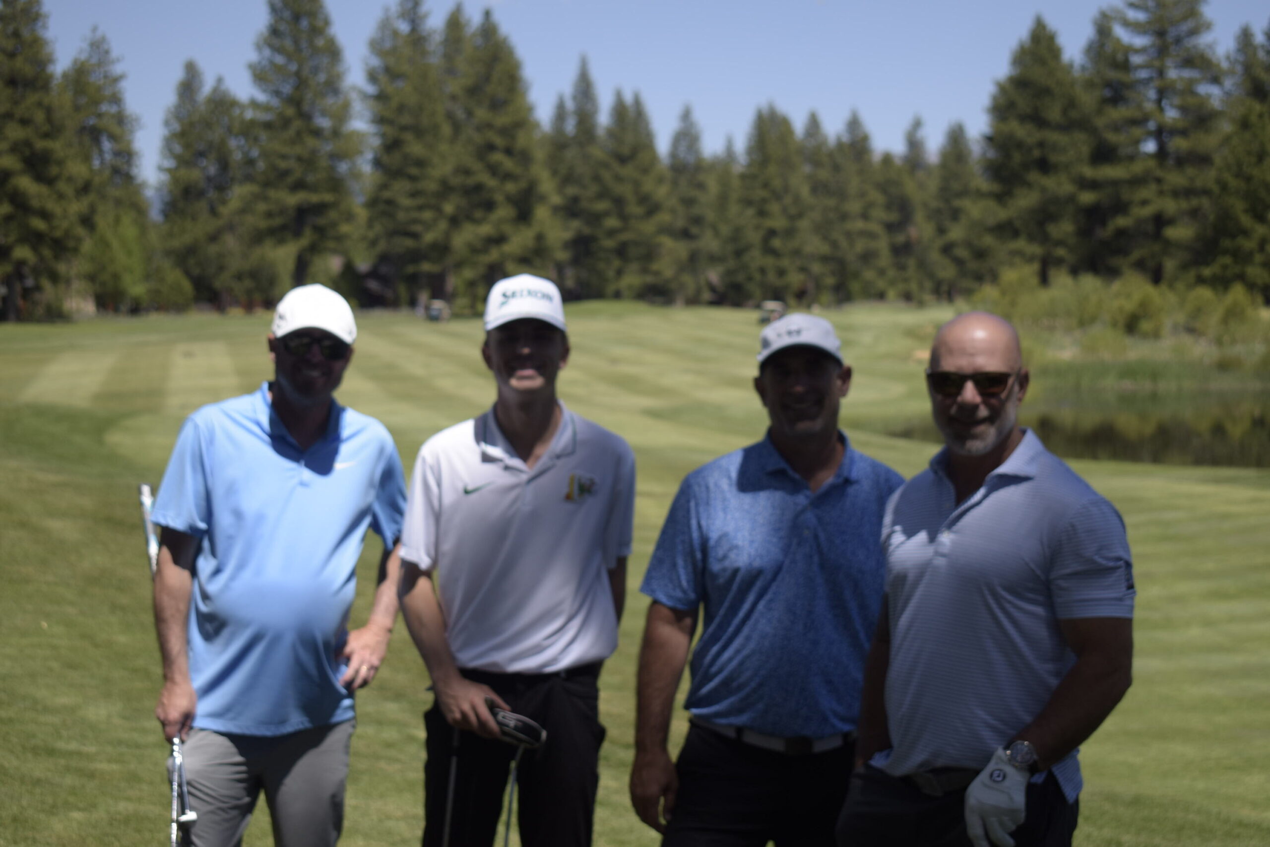 NVforHD 2024 golf cart lineup at Old Greenwood Golf Club