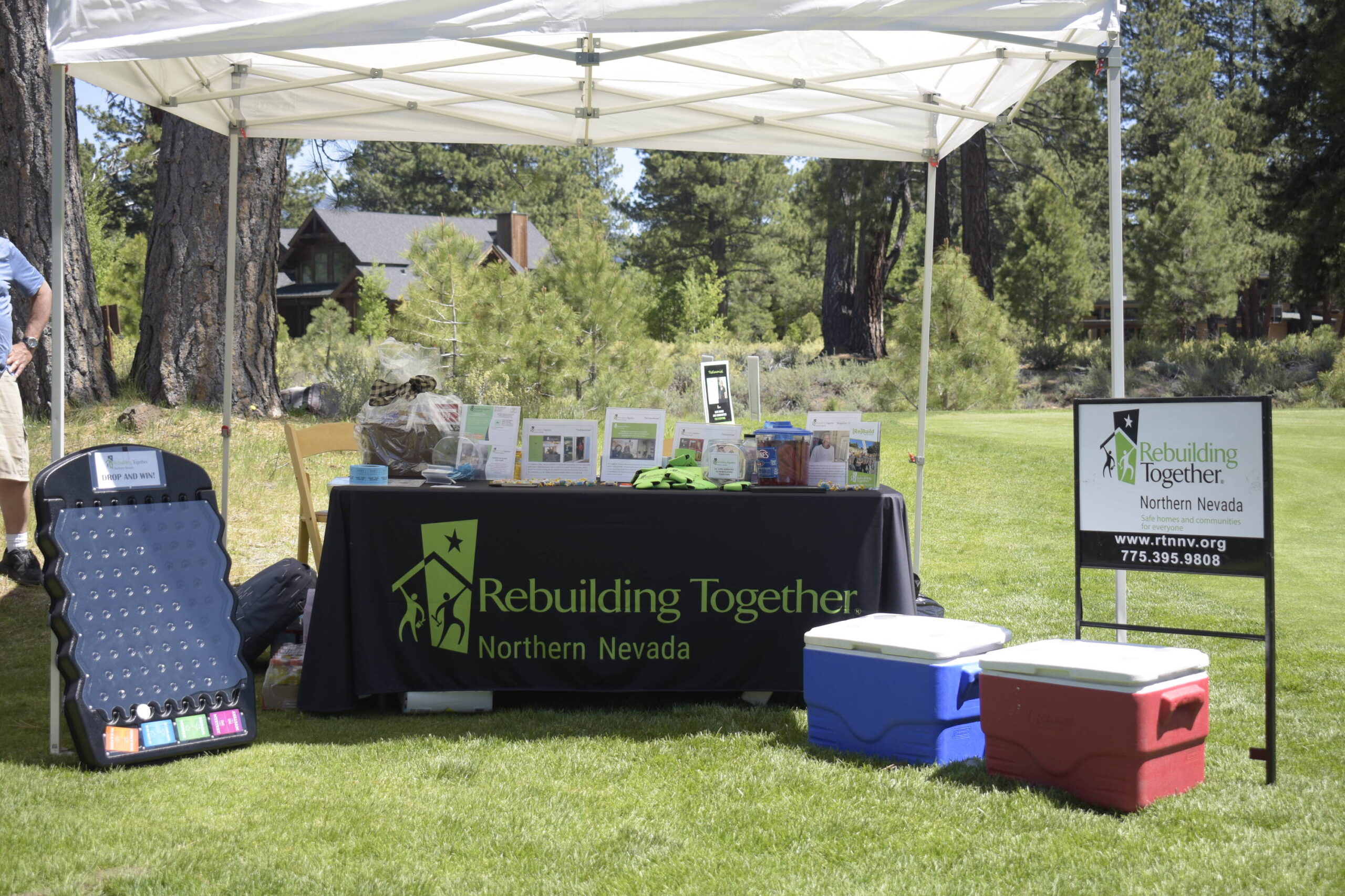 Rebuilding Together Northern Nevada booth at NVforHD 2024
