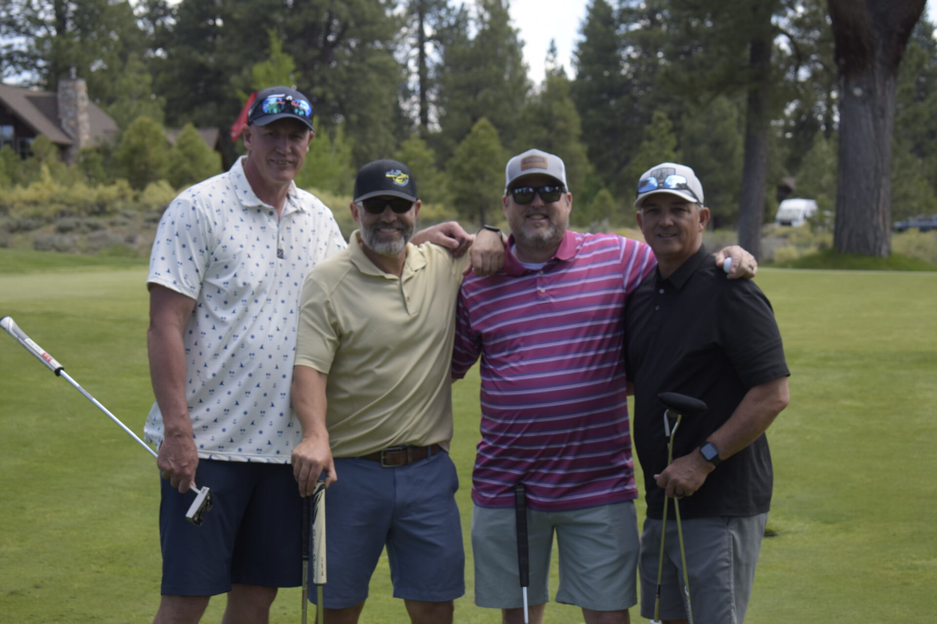 NVforHD 2024 players at Old Greenwood, fundraising for Huntington's Disease